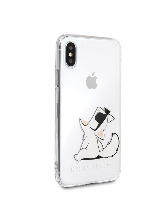 KARL LAGERFELD KARL LAGERFELD Etui na telefon iPhone X/ Xs Przezroczysty