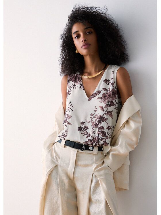 Liu Jo Liu Jo Blusa CA6384TS061P9654 Bianco Regular Fit