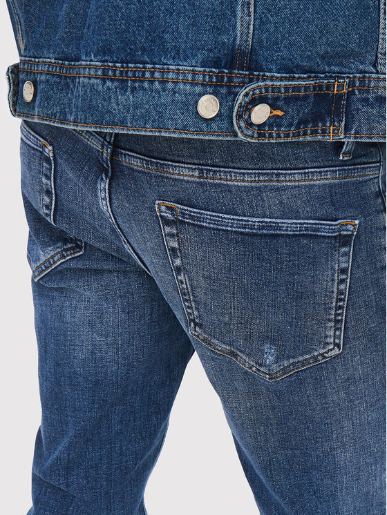 Only & Sons Only & Sons Traperice Loom 22023292 Plava Slim Fit