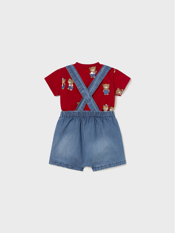 Mayoral Mayoral Completo T-shirt e pantaloncini 1266 Multicolore