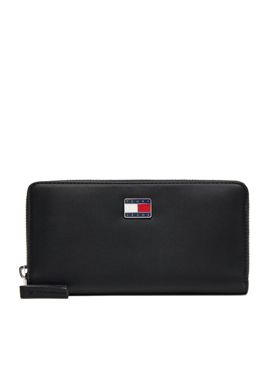 Tommy Jeans Tommy Jeans Didelė Moteriška Piniginė Tjw Cool Large Za AW0AW17879 Juoda