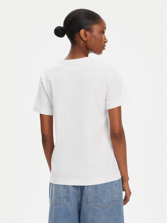 Munthe Munthe T-shirt Prato 252110425260 Bijela Regular Fit