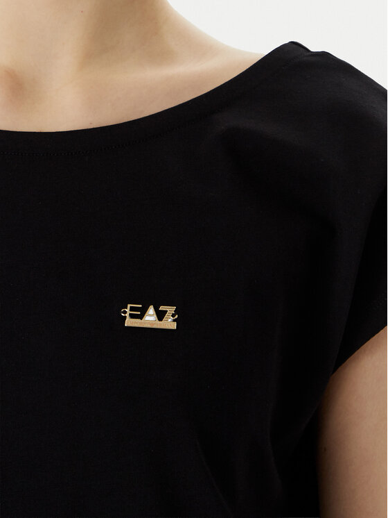 EA7 Emporio Armani EA7 Emporio Armani Letní šaty 7W001478 AF10373 UC001 Černá Relaxed Fit