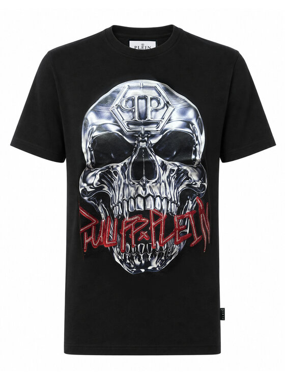 PHILIPP PLEIN PHILIPP PLEIN T-Shirt 31616 Černá Regular Fit