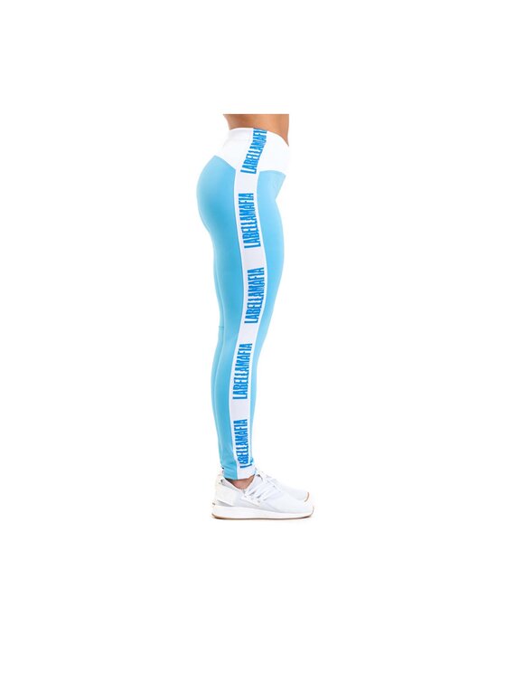 LaBellaMafia LaBellaMafia Legginsy ACQUA BLUE Niebieski Basic Fit