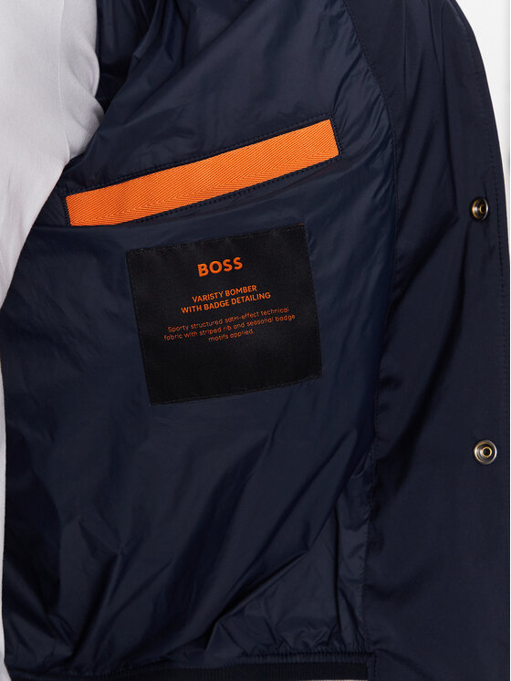 BOSS Boss Kurtka bomber 50481099 Niebieski Regular Fit