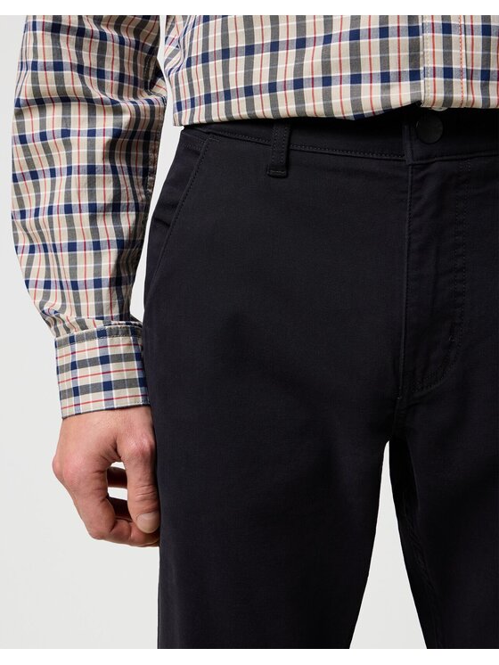 Wrangler Wrangler Jeansy REGULAR CHINO Czarny Straight Leg