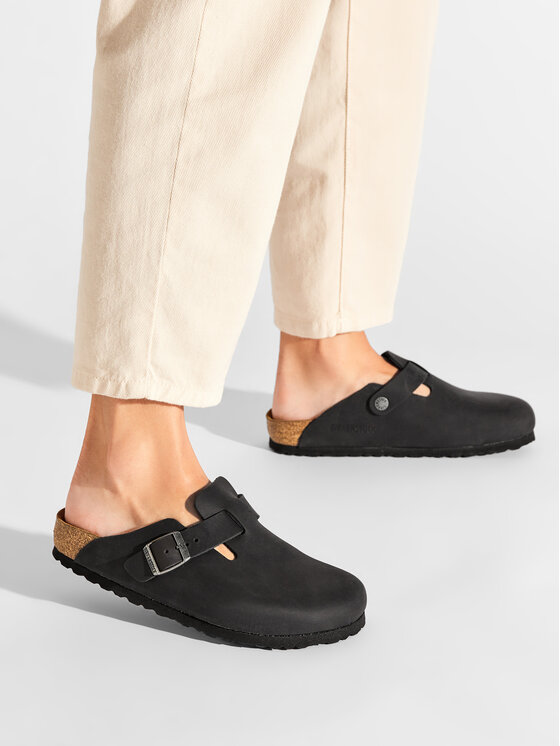 Birkenstock Birkenstock Nazouváky Boston Bs 0059463 Černá