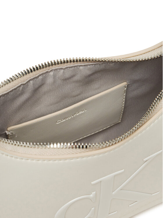 Calvin Klein Calvin Klein Дамска чанта Bold Ck Small Shoulder Bag LV04F3230G Бял