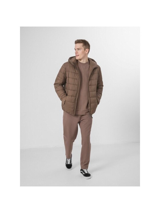 Outhorn Outhorn Vatovaná bunda OTHAW22TDJAM017-81S Hnedá Regular Fit