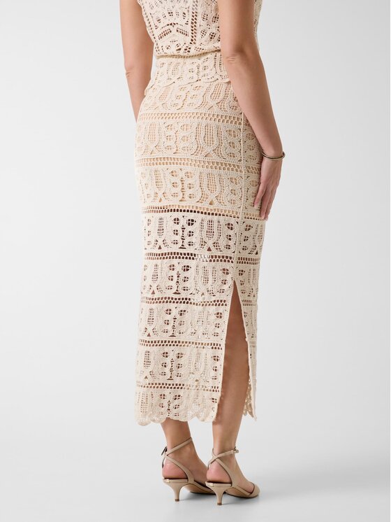 Guess Guess Minigonna 182448 Beige Classic Fit