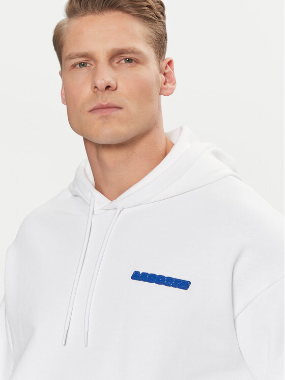 Lacoste Lacoste Pluus SH6533 Valge Loose Fit