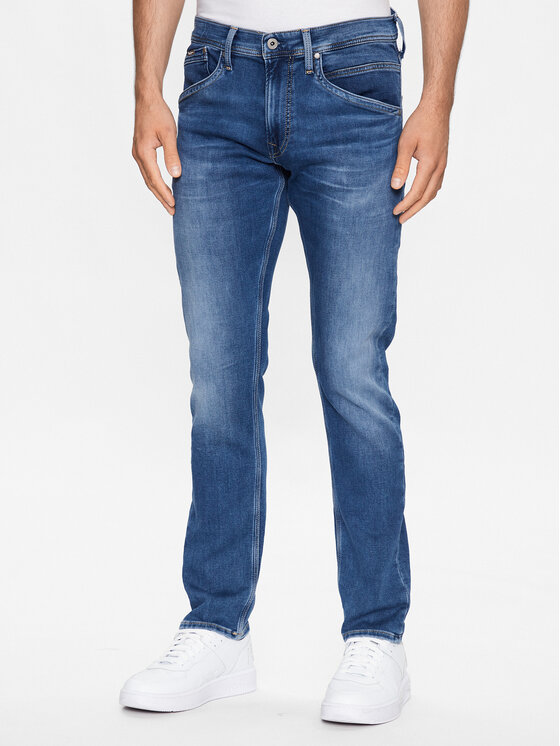 Pepe Jeans Jeans hlače Track PM206328 Mornarsko modra Regular Fit