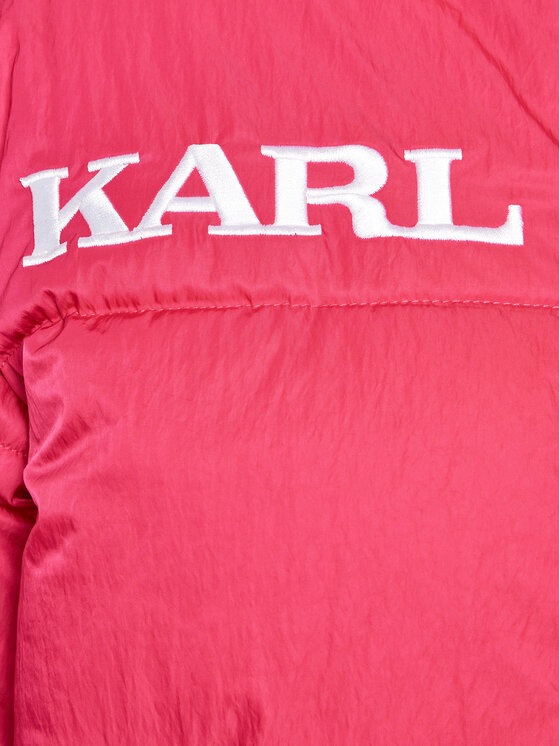 Karl Kani Karl Kani Зимно яке Retro 6176635 Розов Relaxed Fit