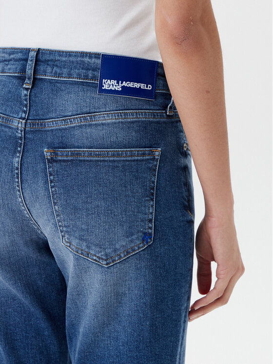 Karl Lagerfeld Jeans Karl Lagerfeld Jeans Jeans hlače A1W10108 Mornarsko modra Slim Fit