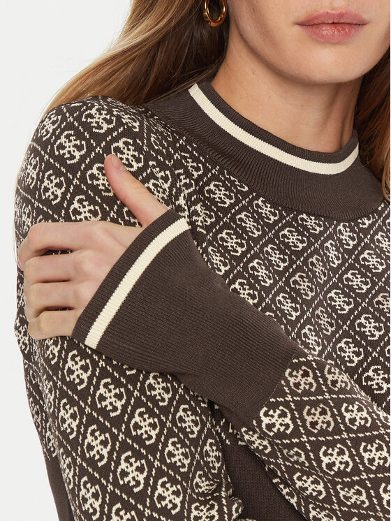Guess Guess Maglione Lise W3BR81 Z37K0 Marrone Regular Fit