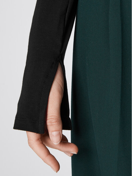 Gina Tricot Gina Tricot Блуза Agnes 18445 Черен Slim Fit
