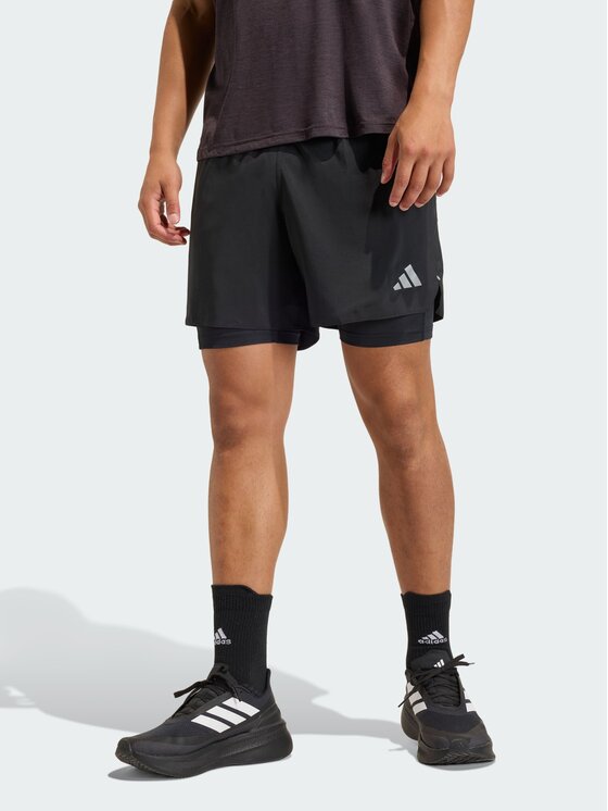 adidas adidas Szorty sportowe 158835 Czarny Regular Fit