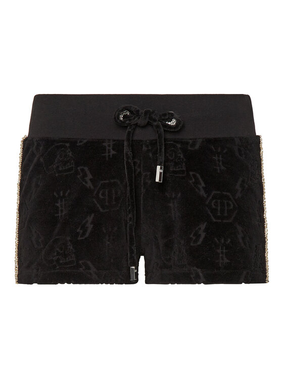PHILIPP PLEIN PHILIPP PLEIN Športové kraťasy 30234 Čierna