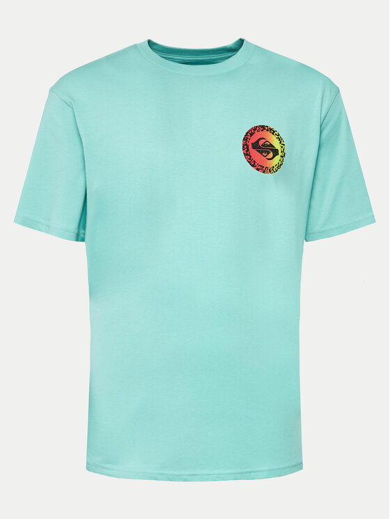 Quiksilver Tričko Long Fade EQYZT07670 Modrá Regular Fit
