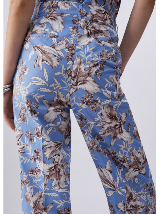 Liu Jo Liu Jo Spodnie materiałowe WA6441T4853P9502 Niebieski Regular Fit
