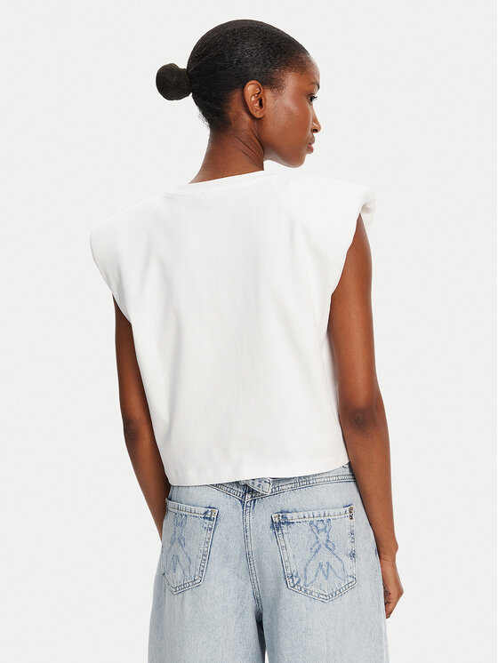 Patrizia Pepe Patrizia Pepe T-shirt 2M4443/J289-W103 Bijela Regular Fit