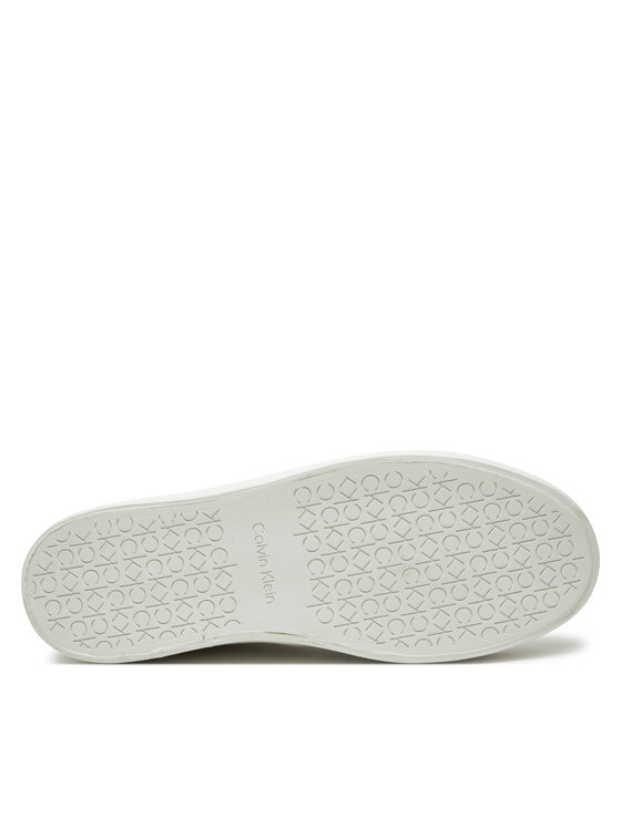 Calvin Klein Calvin Klein Sneakersy Vulc Lace Up - Mono HW0HW02293 Biały