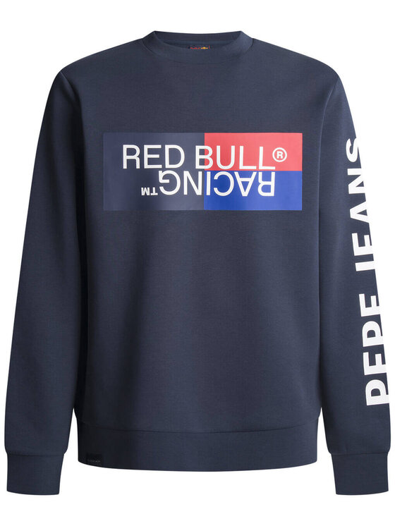 Pepe Jeans Pepe Jeans Bluza Red Bull Racing Color Block 2024 Niebieski Regular Fit