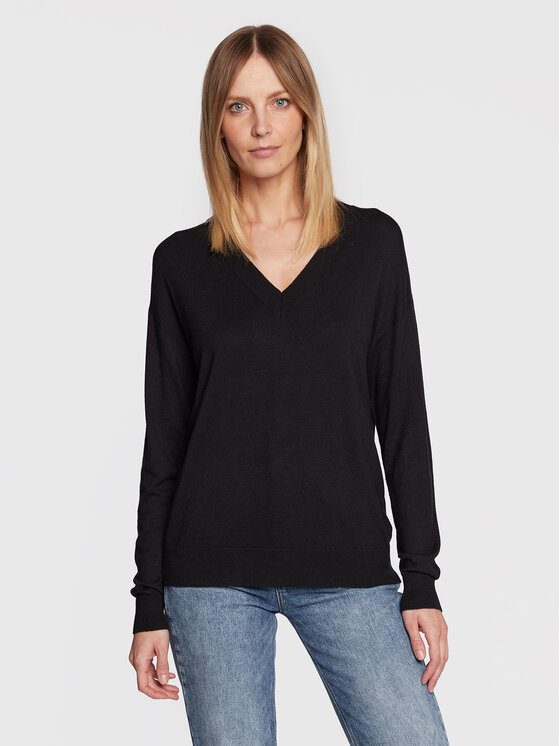 b.young Pulover Bymmpimba1 20811929 Negru Regular Fit