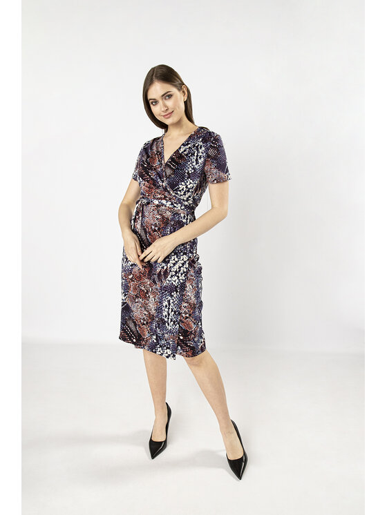QUIOSQUE QUIOSQUE Každodenné šaty VIOLET MAZI DRESS Fialová Regular Fit