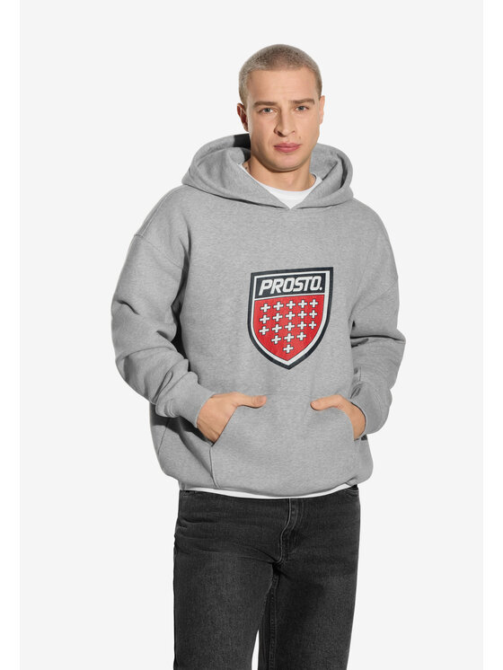 PROSTO. PROSTO. Bluza Infine Szary Regular Fit