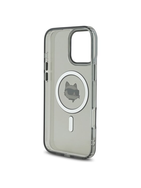 KARL LAGERFELD KARL LAGERFELD Etui na telefon IML Metal Choupette Head Czarny