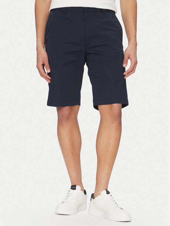 HUGO HUGO Szövet rövidnadrág Darik241 50505857 Sötétkék Regular Fit