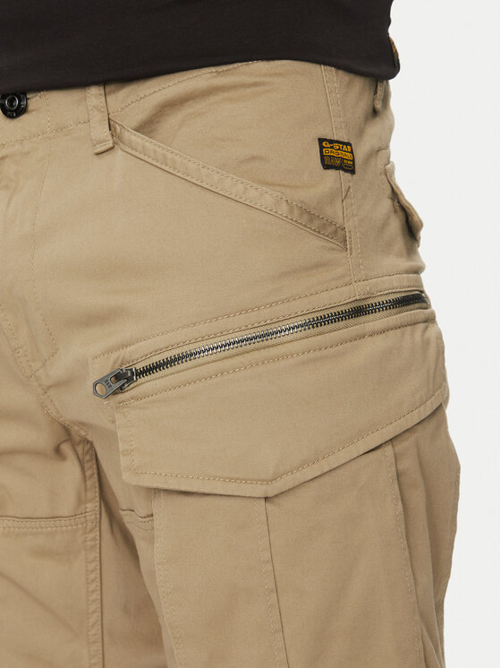 G-Star Raw G-Star Raw Szorty materiałowe Rovic Zip D26214-5126 6059 Khaki Relaxed Fit