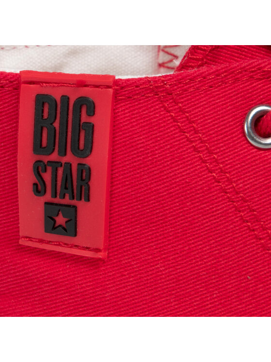 Big Star Shoes Big Star Shoes Tennised JJ274128 Punane