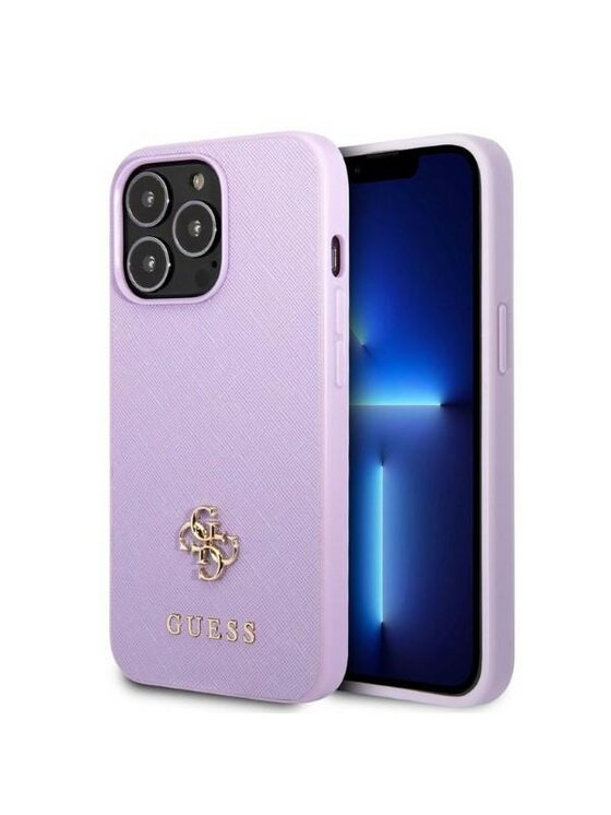 Guess Guess Etui na telefon iPhone 13 Pro Max Fioletowy