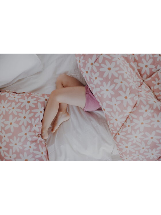 Malomi Malomi Komplet pościeli blush daisies Różowy