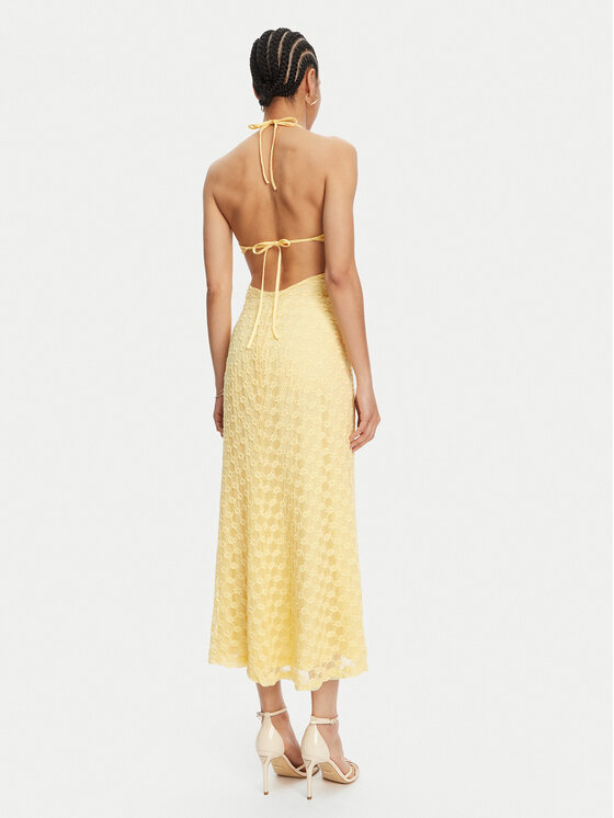 BARDOT BARDOT Abito da cocktail Rosala 59904DB1 Giallo Regular Fit