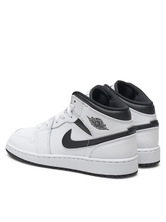 Nike Nike Sneakersy Air Jordan 1 Mid (GS) DQ8423 132 Biały