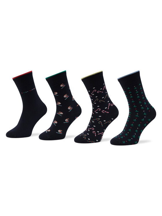 Tom Tailor Tom Tailor 4er-Set hohe Unisex-Socken 90253X Dunkelblau