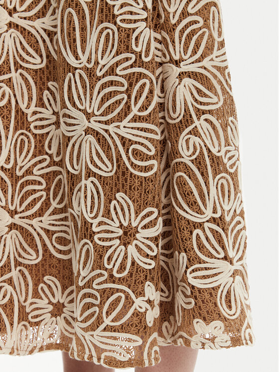 Luisa Spagnoli Luisa Spagnoli Midi krilo Tenente 541989 Bež Regular Fit