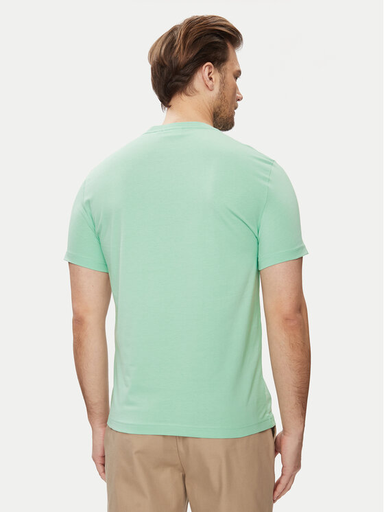 Calvin Klein Calvin Klein T-Shirt Brush Logo K10K113113 Zelená Regular Fit