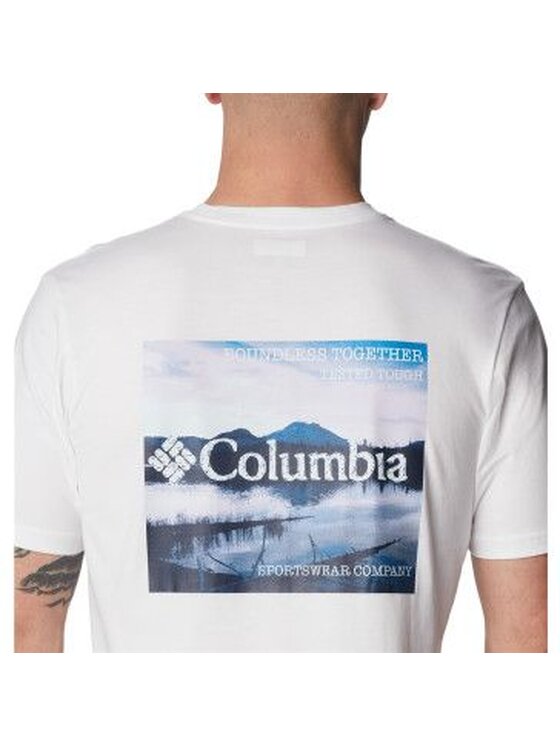 Columbia Columbia T-Shirt Rapid Ridge Back Graphic Tee II 193482411 Czarny Regular Fit