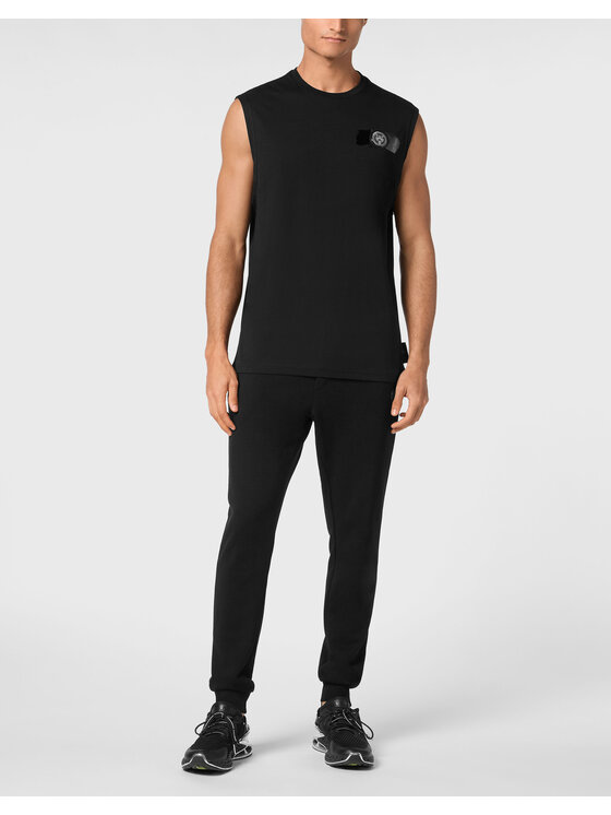 Plein Sport Plein Sport T-Shirt 10157 Czarny Regular Fit