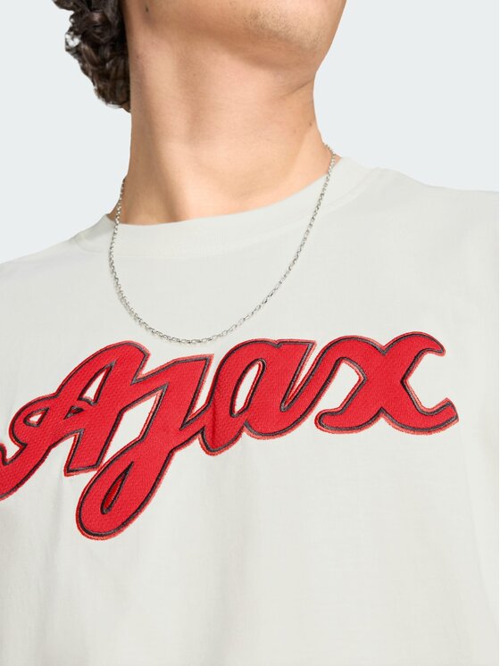 adidas adidas Koszulka techniczna Ajax Amsterdam US Biały Regular Fit