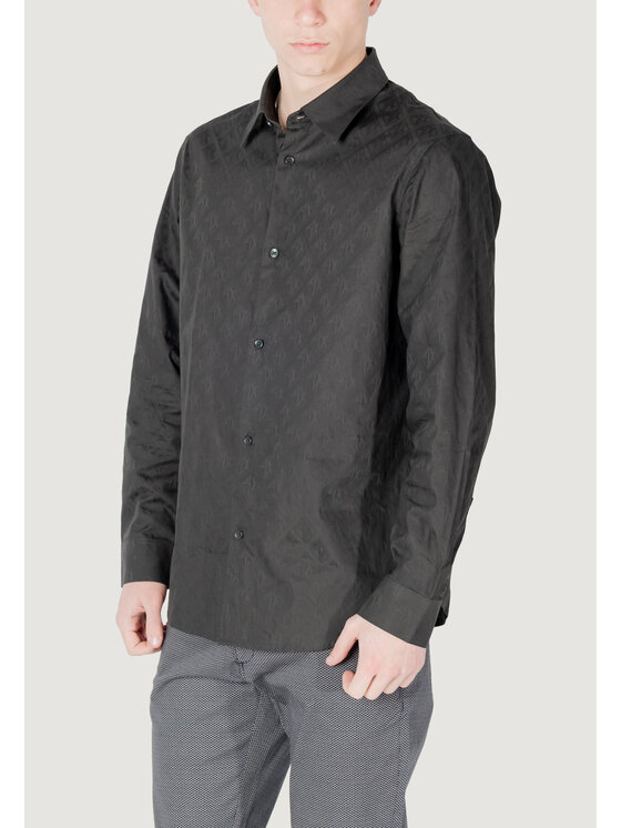 Armani Exchange Armani Exchange Koszula XM000197 AF12179 Czarny Casual Fit