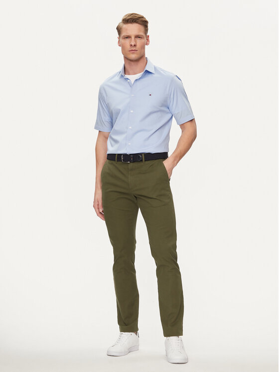 Tommy Hilfiger Tommy Hilfiger Košile Core MW0MW34626 Světle modrá Regular Fit