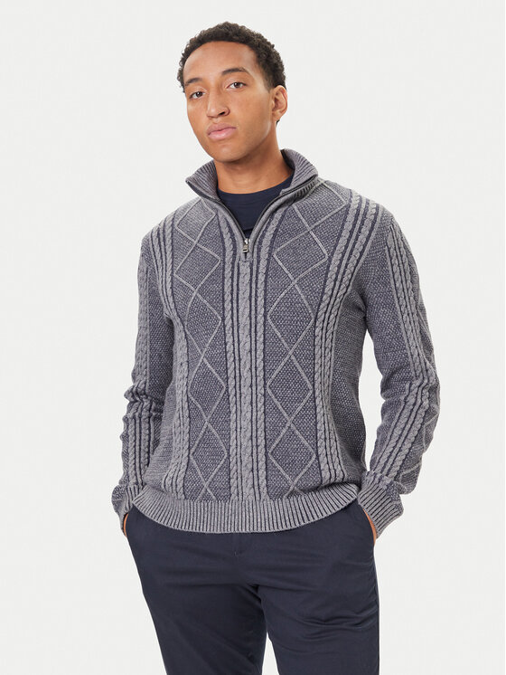 Guess Guess Pulover M5BR44 Z2ZK2 Bleumarin Regular Fit