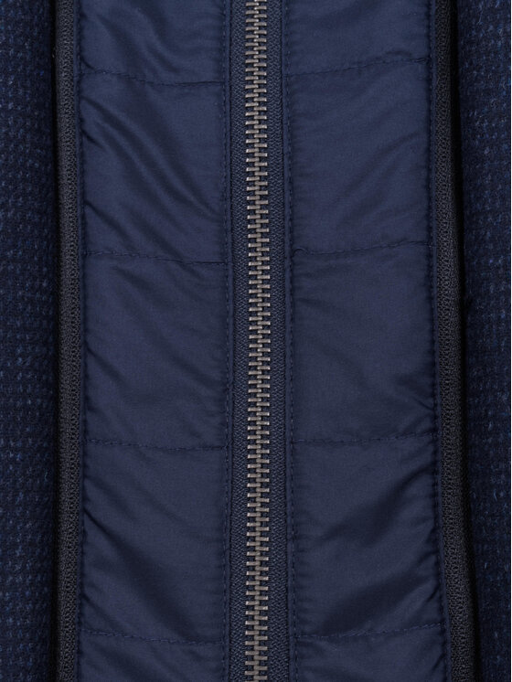 Evenemen Evenemen Płaszcz zimowy ELON Granatowy Slim Fit
