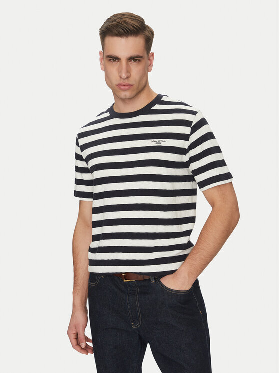 Marc O'Polo Denim Marc O'Polo Denim Tricou 500 0007 222 Bleumarin Regular Fit